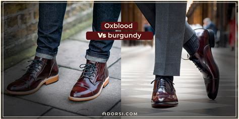 oxblood vs burgundy.